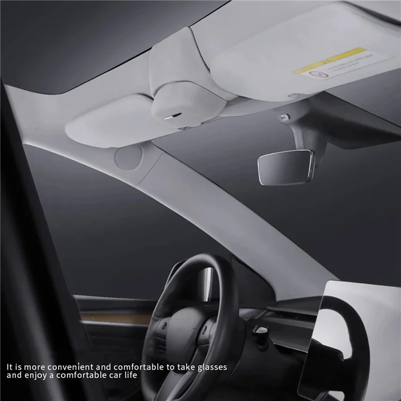 Araba Gözlük Tutucu Kılıf Güneş Gözlüğü Saklama Kutusu Tesla Modeli Y  2017-2022 İç Aksesuarları Standart Stil sipariş < İç aksesuarlar >
